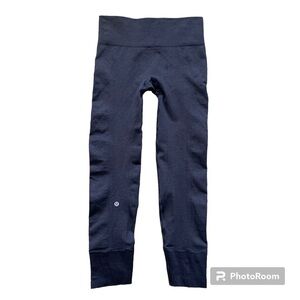 LULULEMON leggings Ebb Street Cuff Ribbed Leggings Tights Ribbed Cuff Hemline